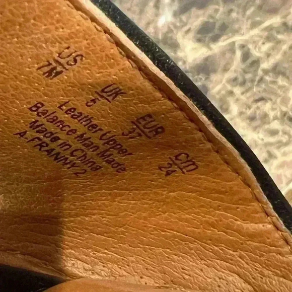 Franco Sarto Franny Leopard Strappy Ankle Platform Sandals SIZE 7M Worn Once - Picture 7 of 7